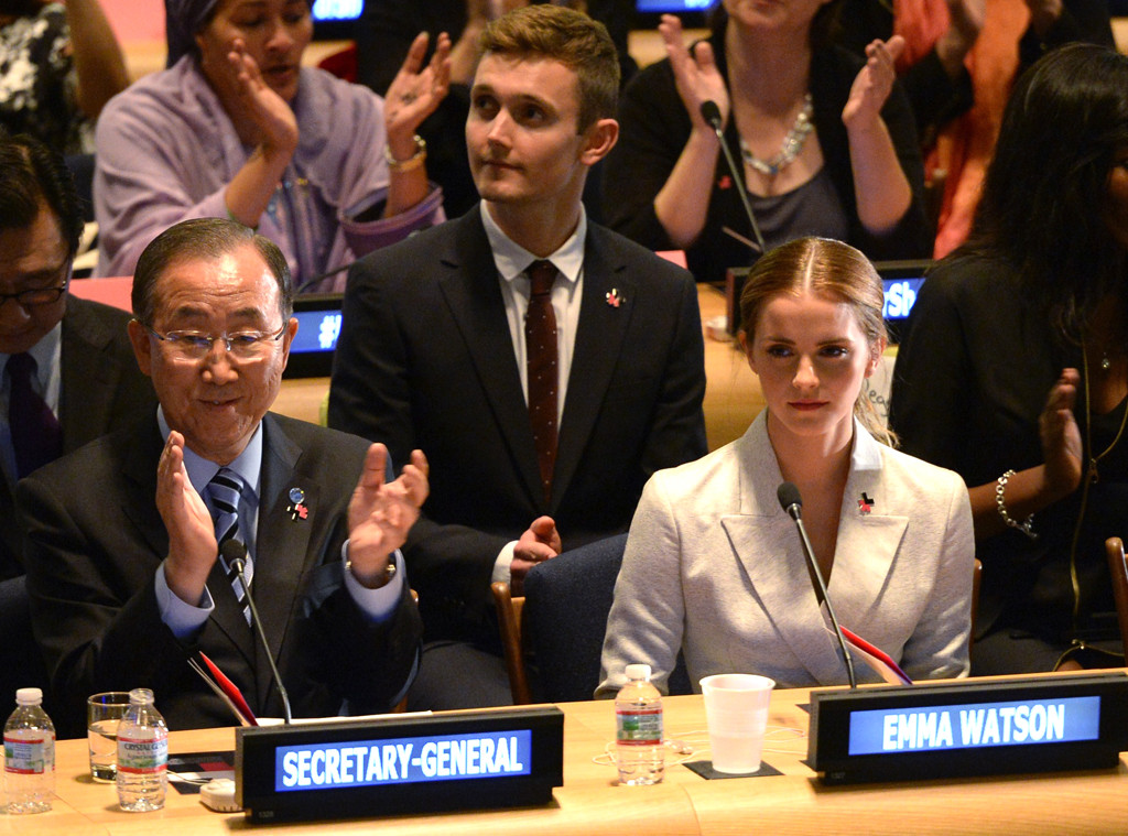 Emma Watson, Ban Ki-moon Emma Watson, Ban Ki-moon